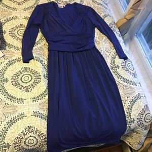 Cobalt blue formal dress